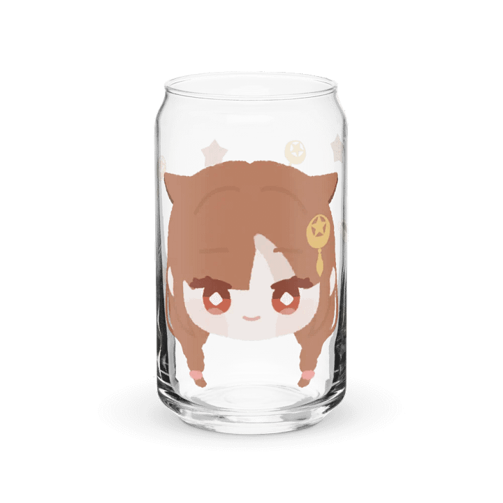 Lovely Pattern Sipper Glass: Anime-Inspired Can Shape product image (2)