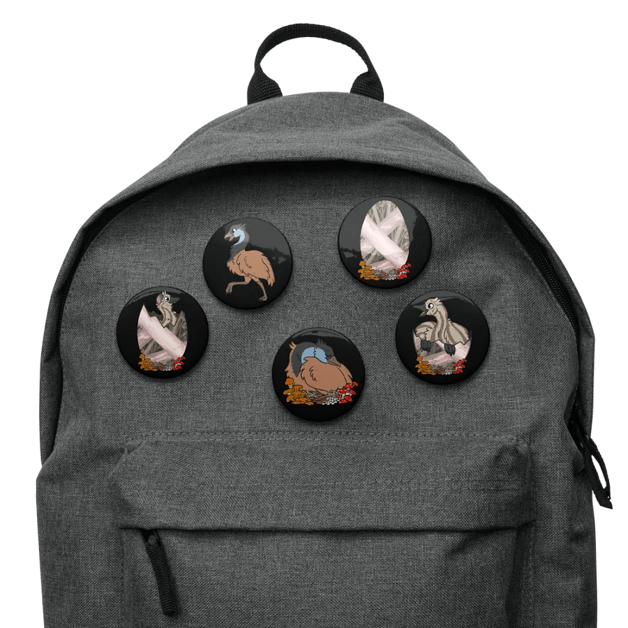 RAWR Earthen Pins - Large Black product image (2)