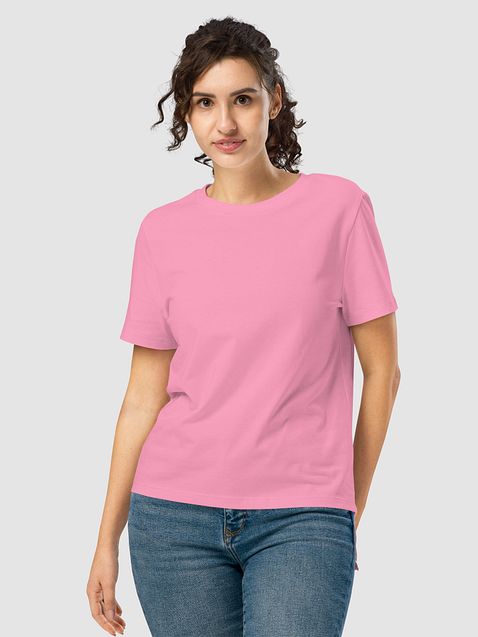 Photo showing Stanley/Stella Women's Organic Ribbed Neck T-Shirt
