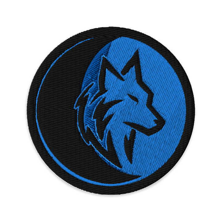 Loony wolf patch product image (1)