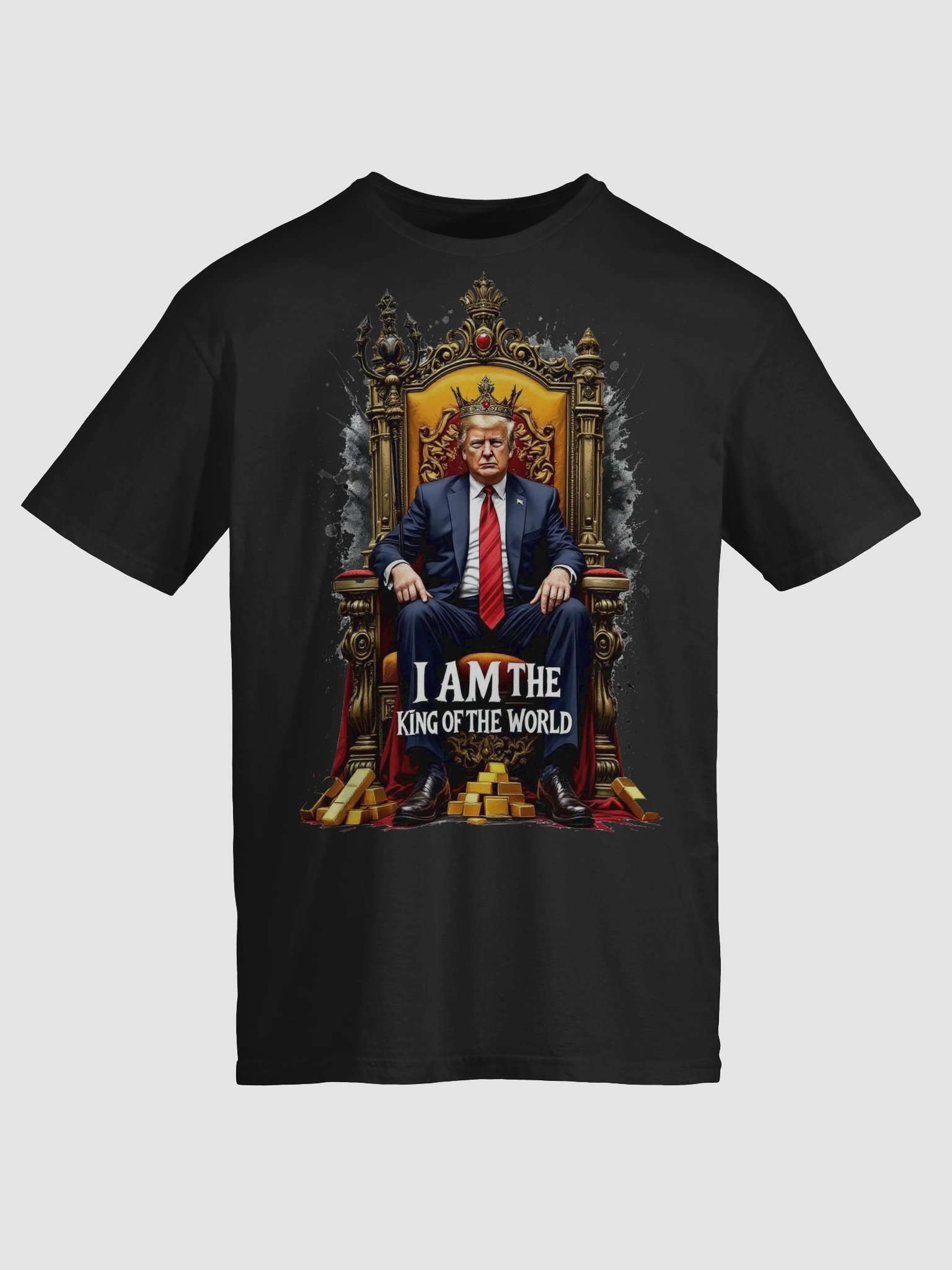 Trump King of The Wporld Satire T-Shirt product image (70)
