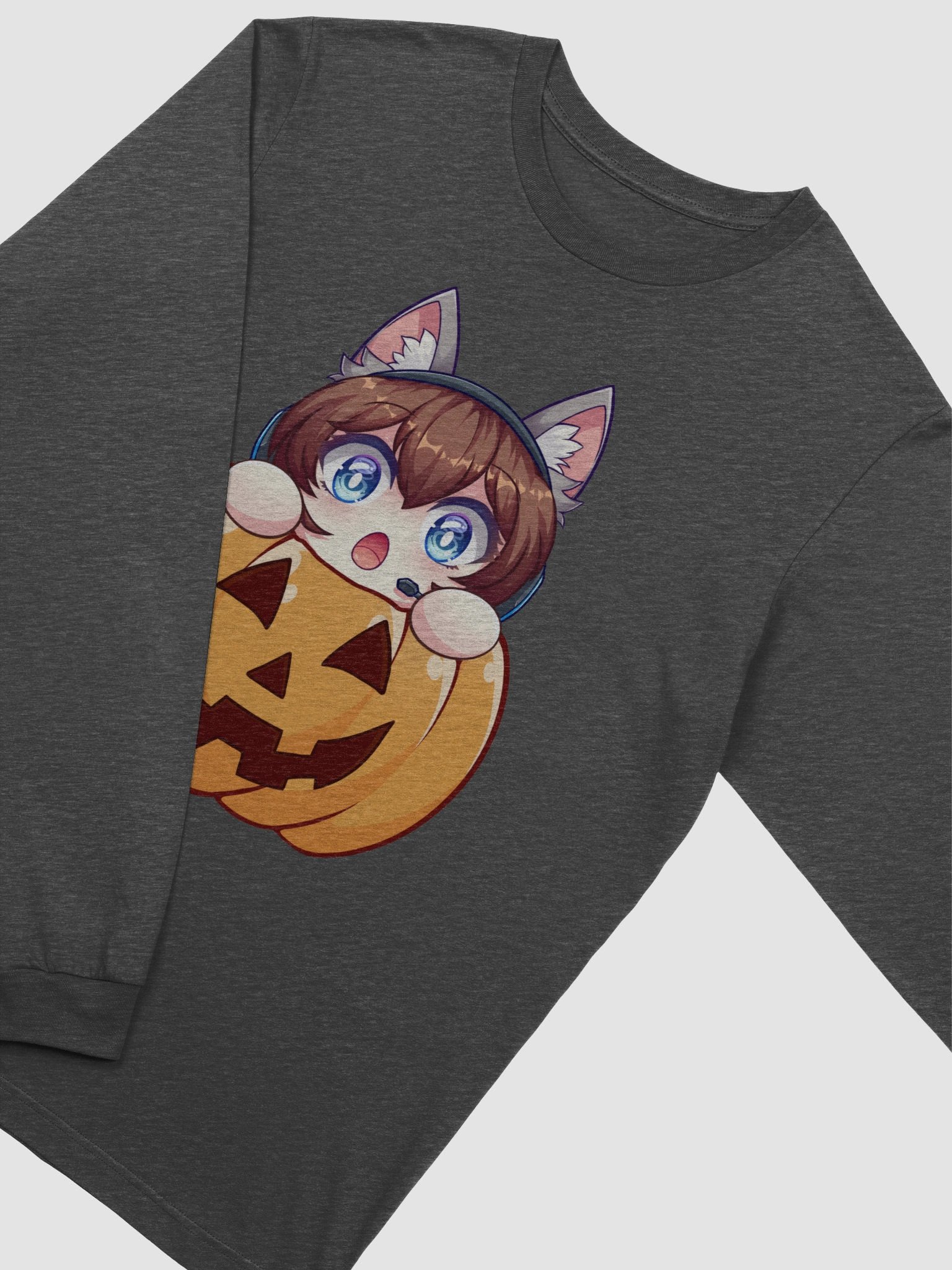 Jack-o-Cat Women's Long Sleeve T-Shirt product image (3)