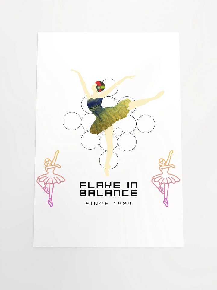 Flake in Balance Enhanced Matte Paper Poster (in) product image (1)
