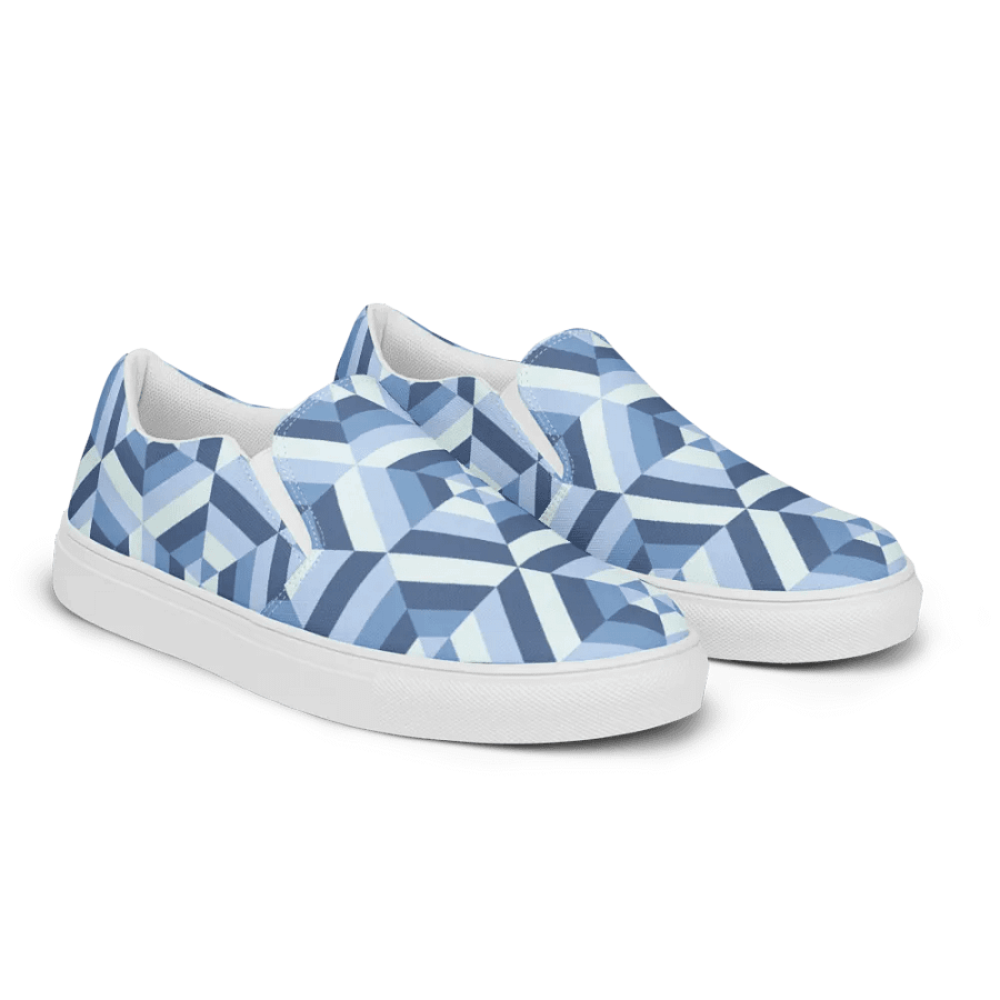 Illusion Cubes Slip-On Canvas Shoes product image (12)