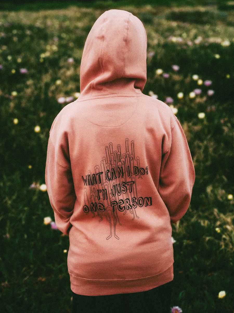 I'm Just One Person - Dusty Rose Hoodie product image (2)