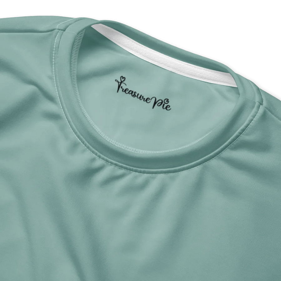 Plain Light Teal Green Soft Summer Unisex Recycled Polyester Heavyweight Premium Sweatshirt by Treasure Pie product image (4)