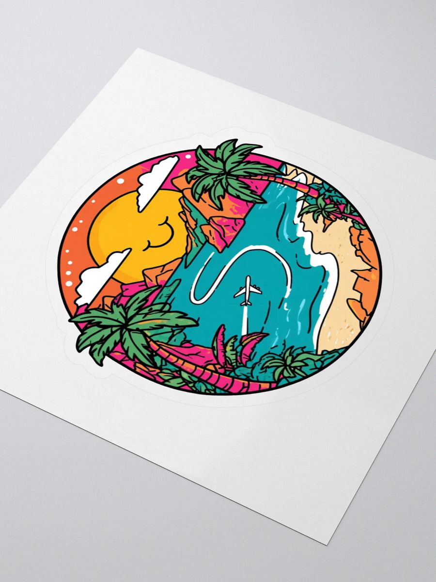 Kiss Cut Stickers | AI Design Travel Icon product image (3)