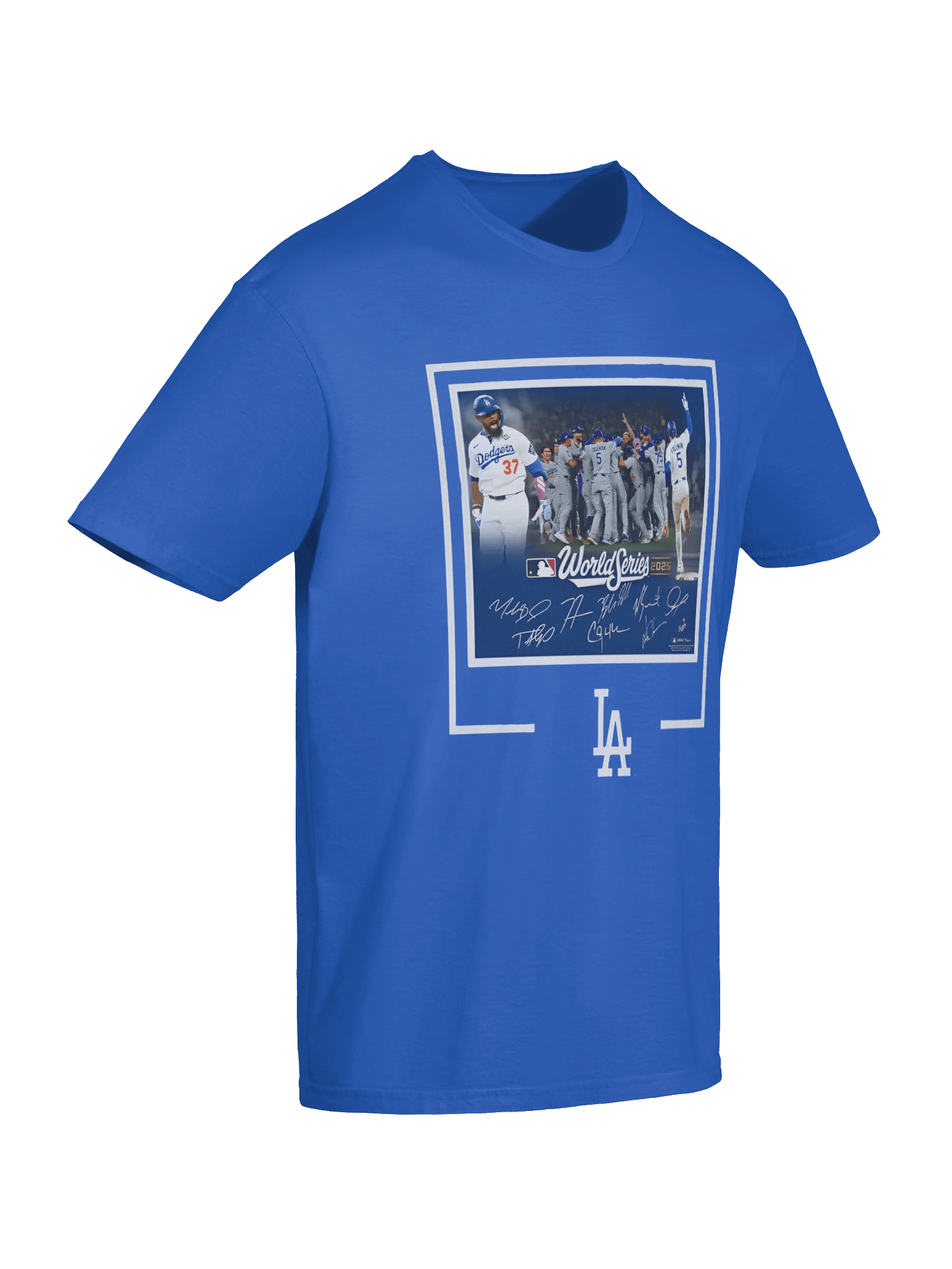Dodgers Autographed World Series Signatures Shirt product image (14)