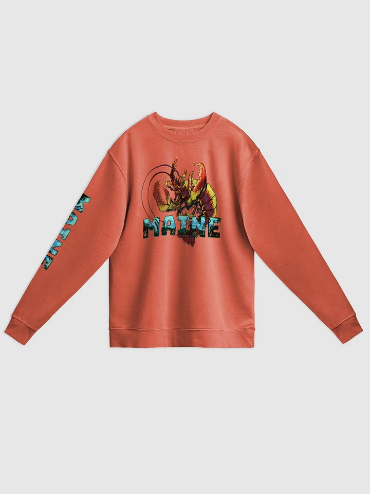 Lobster Leviathan Loves Maine | Sweatshirt product image (1)