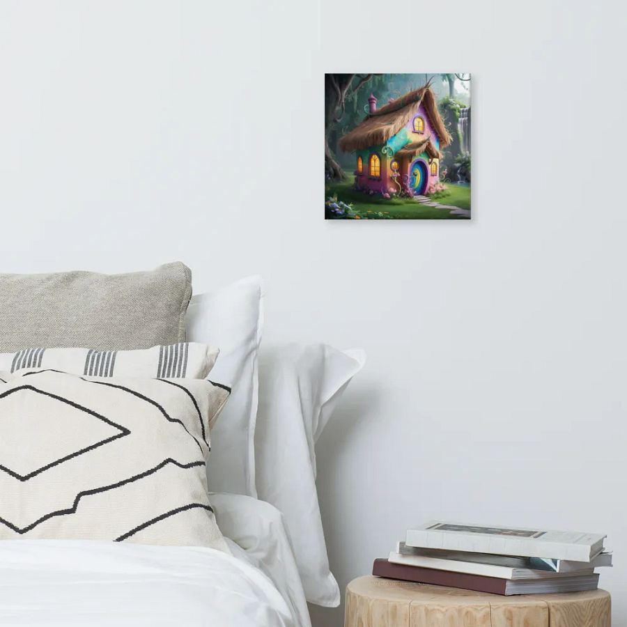 Watercolour Fairy House Art - v9 product image (6)