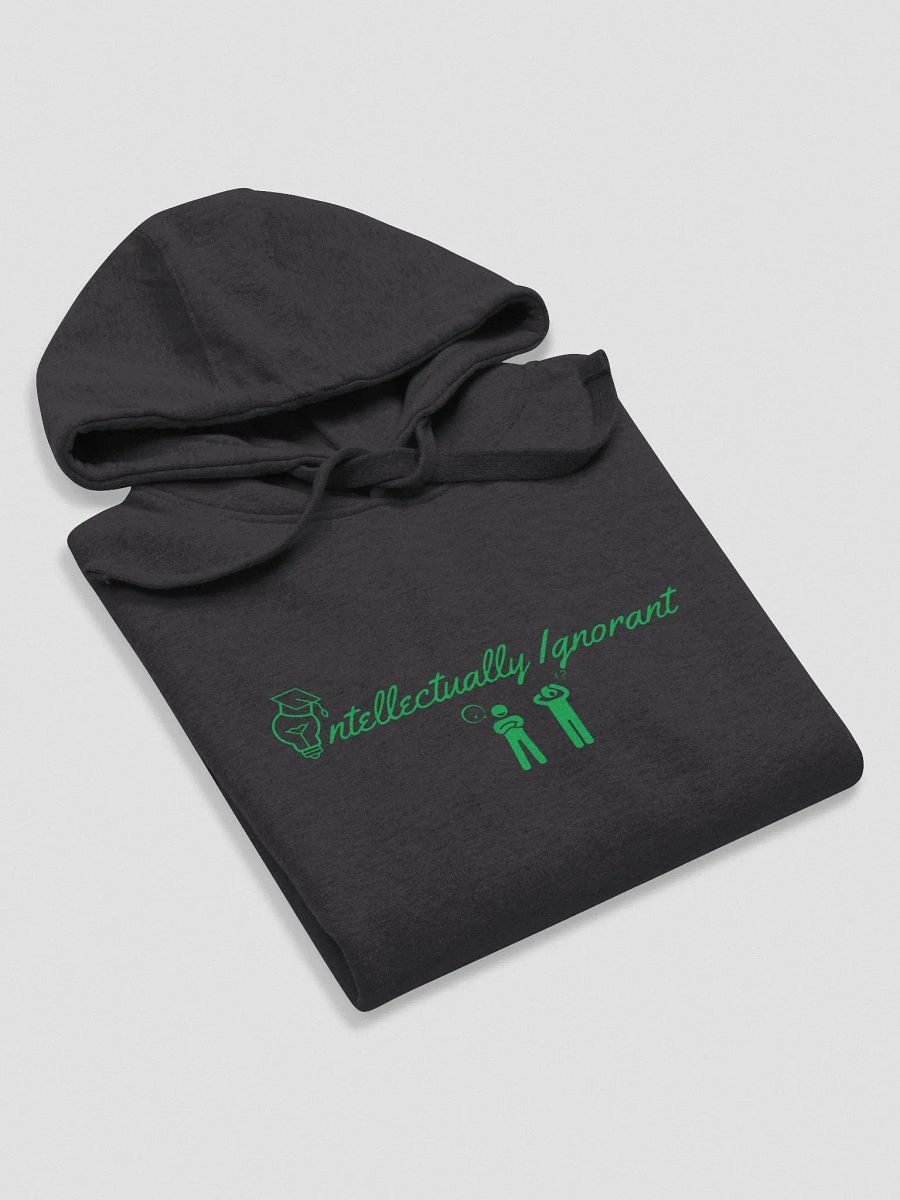Intellectually Ignorant (Green Logo) Premuim Hoodie product image (6)