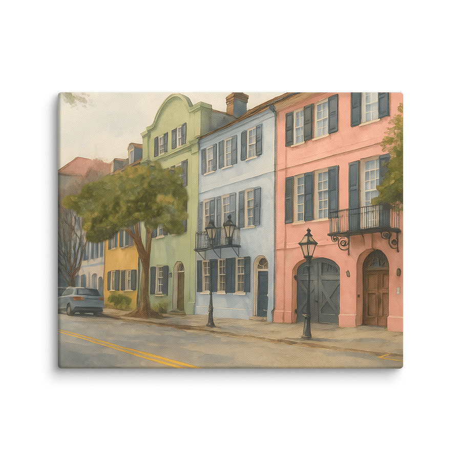 Rainbow Row: A Spectrum of Southern Charm product image (8)