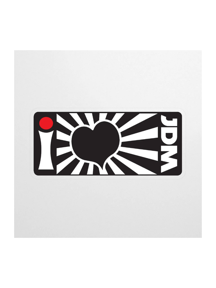 I ❤️ JDM Sticker product image (1)