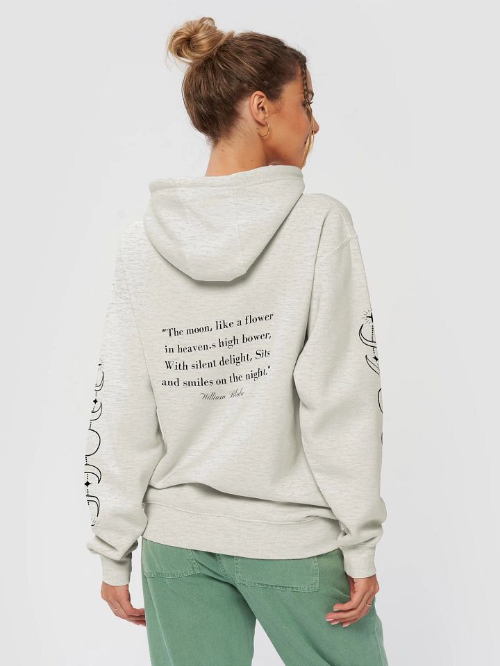 The Moon Like a Flower Hoodie Black Version product image (9)
