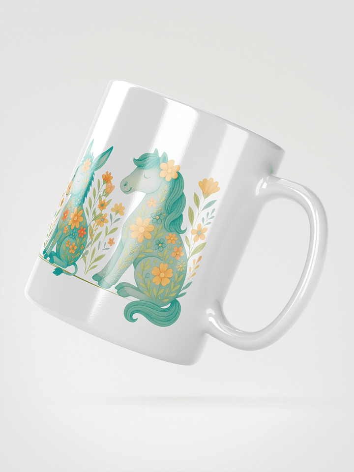 Mug Blanc - Ferme Fleurie Rétro Série 3 - Cadeau Original product image (2)