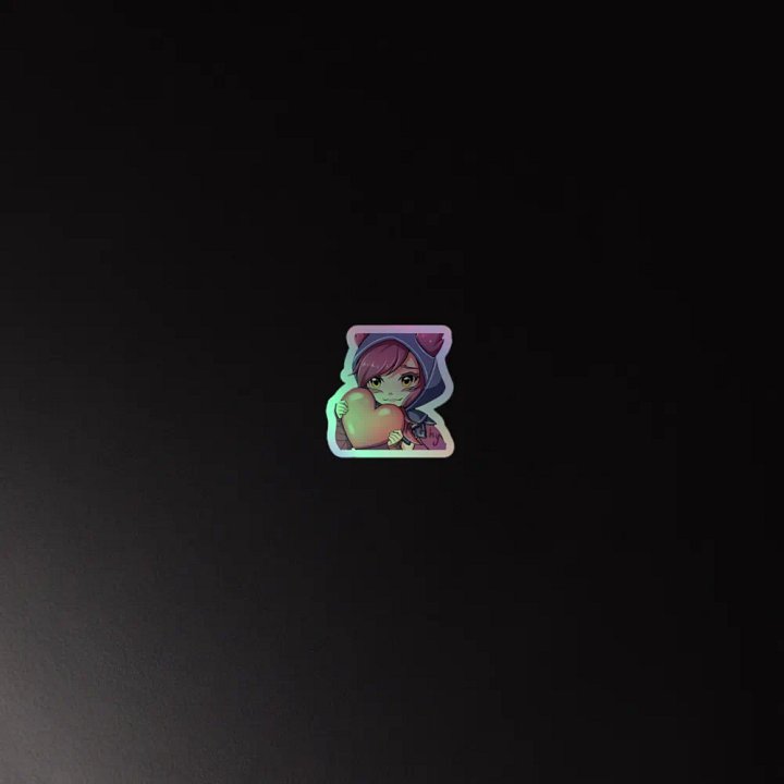 Xayah holo sticker product image (4)