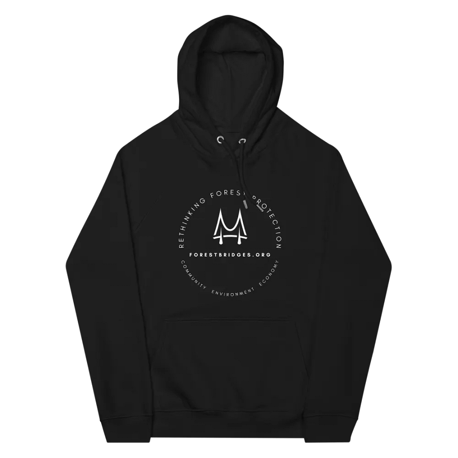 Forest Bridges Fall Colors Hoodies with Grayscale Emblem on Front product image (5)