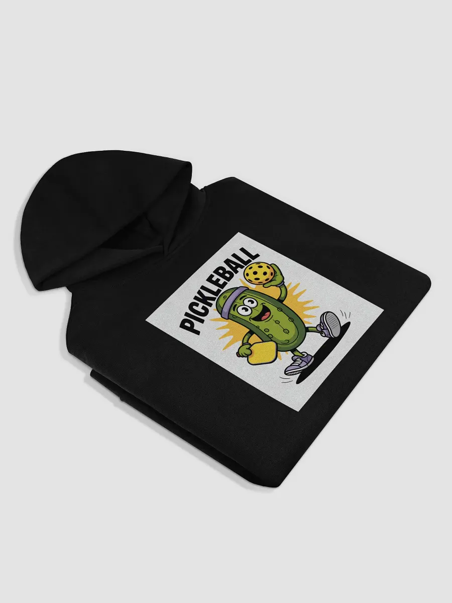 Pickleball Power Hoodie – Fun Pickle Character Design product image (16)