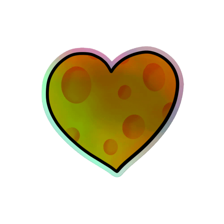 Cheesy Heart Sticker product image (2)
