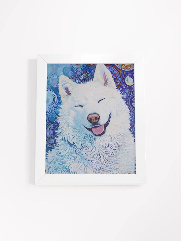 Vibrant Dog Portrait Matte Poster product image (1)