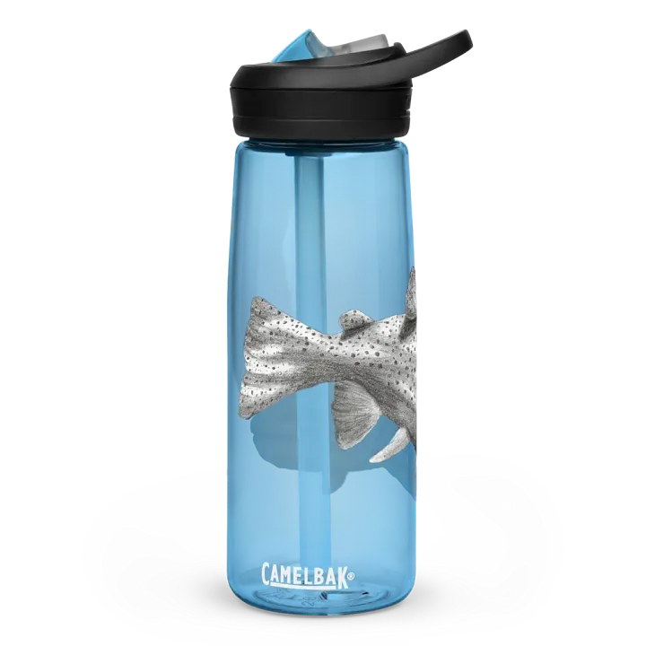 Trout Drawing Water Bottle Straw product image (4)