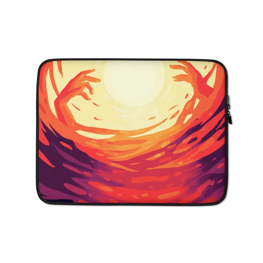 Lava Hands Laptop Case product image (1)