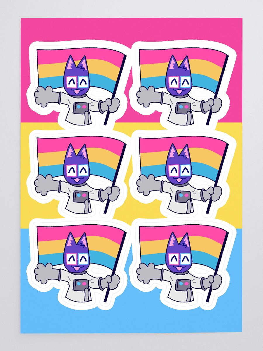 pansexual pride kaykay sticker sheet product image (3)