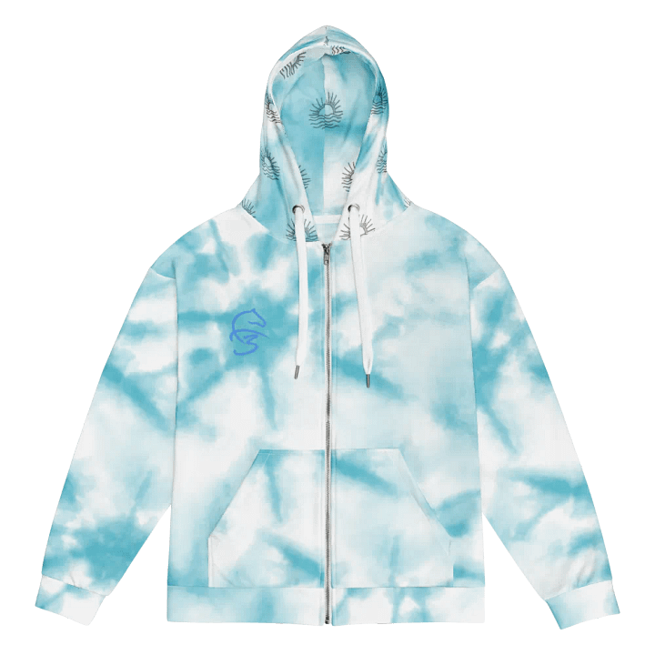 F3 Sunset Unisex Zip Hoodie ( Blue ) product image (1)