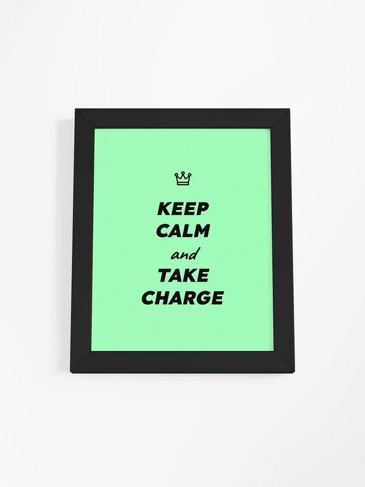 Keep Calm and Take Charge poster product image (46)