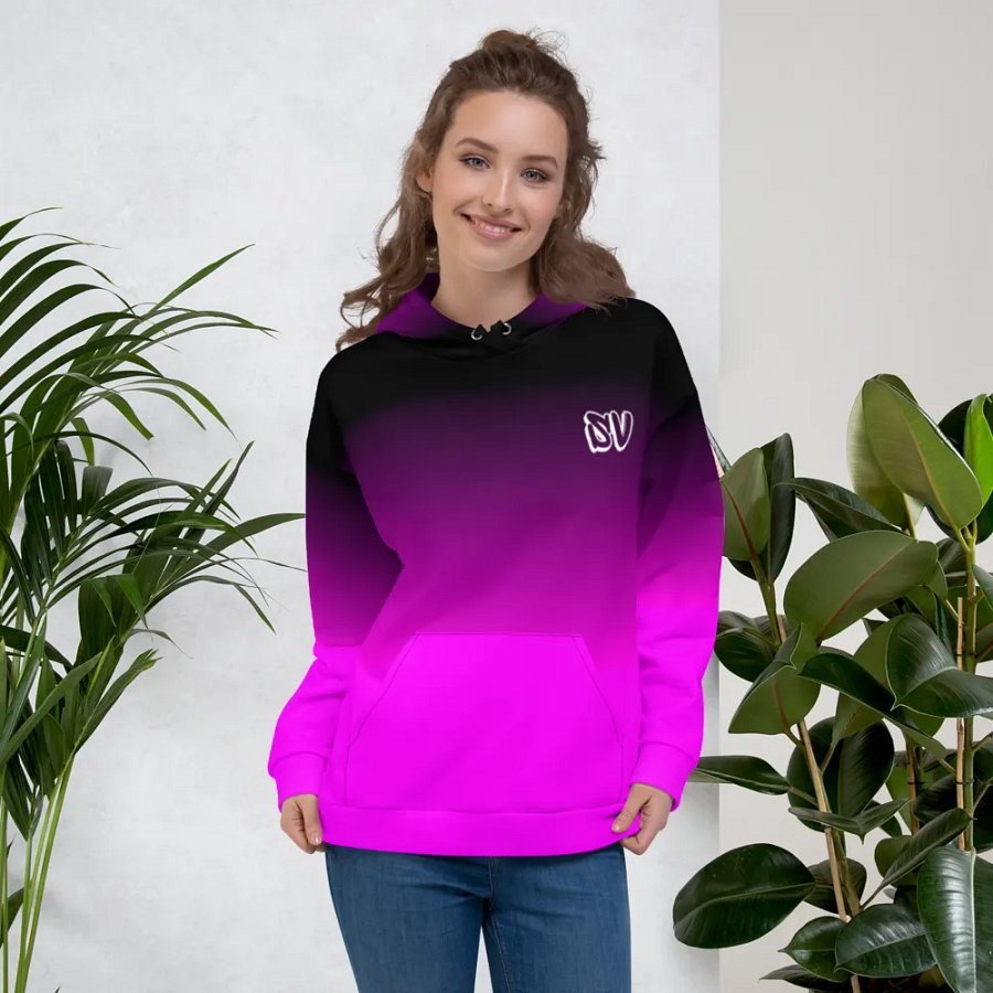STRAIGHT VIBIN NEON COLOR FADE STYLE MARIN KATAGAWA HOODIE product image (5)