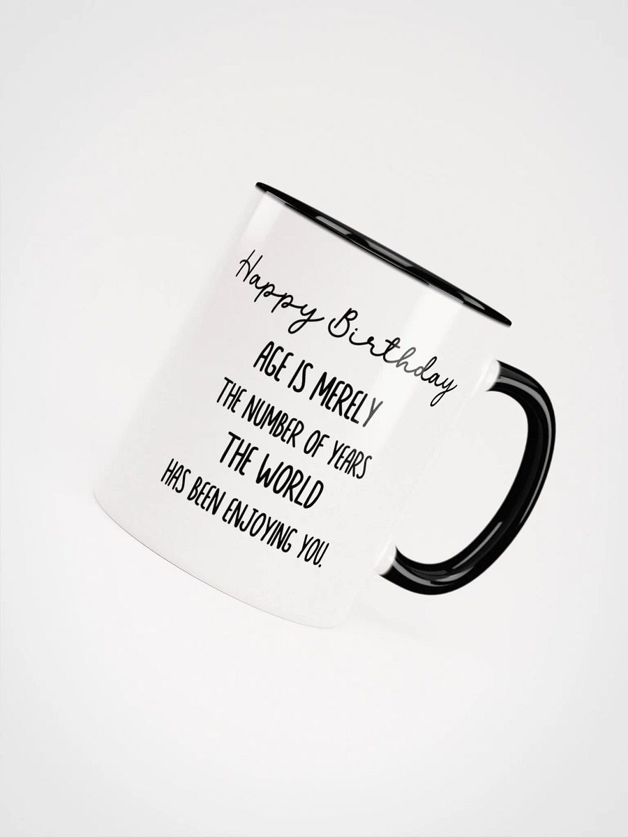 Two Tone Birth Flower Mug JUNE – Personalized Gift product image (5)