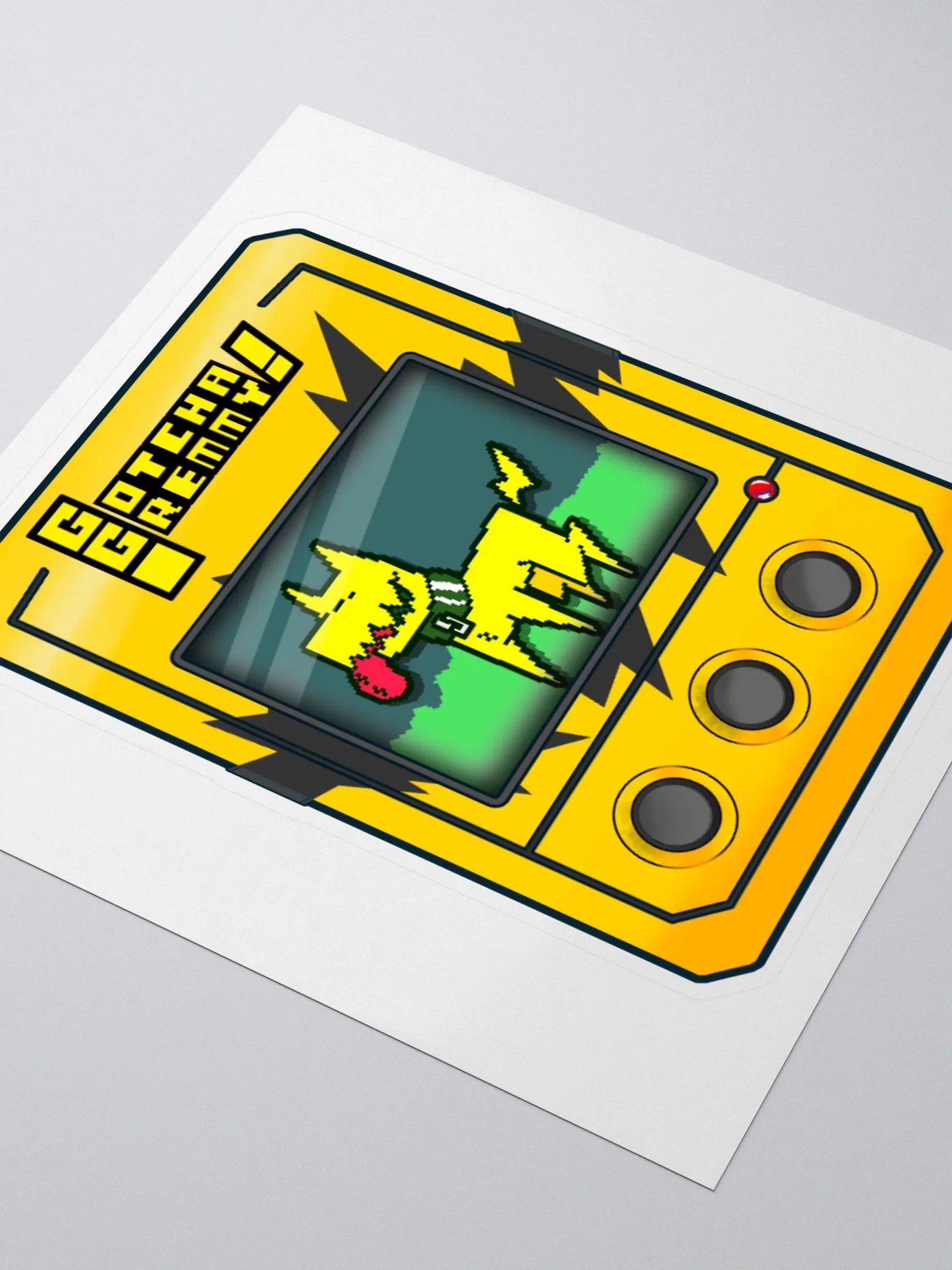 Gotcha Gremmy! [Yellow/Black] - Sticker product image (3)