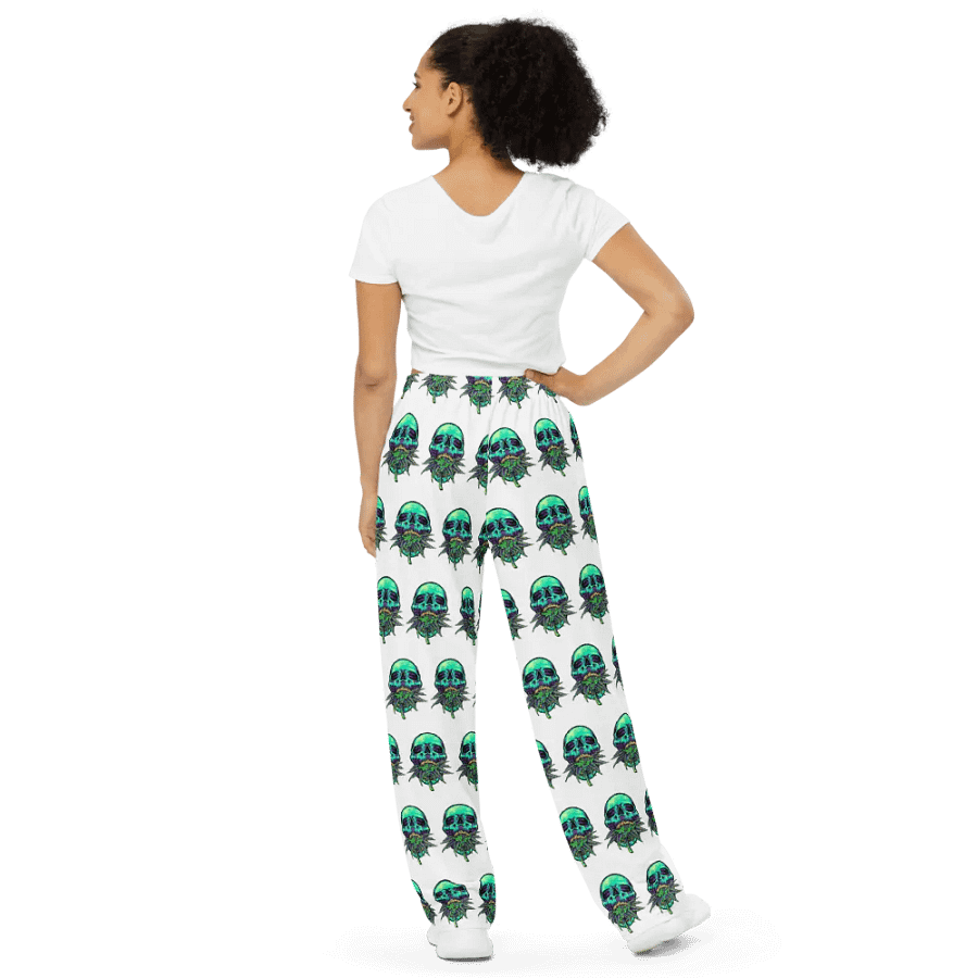 Canna Skull Wide-Leg Pants product image (4)