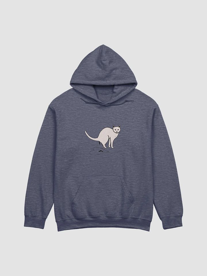 Cat Shitting On A Heart Hoodie product image (3)