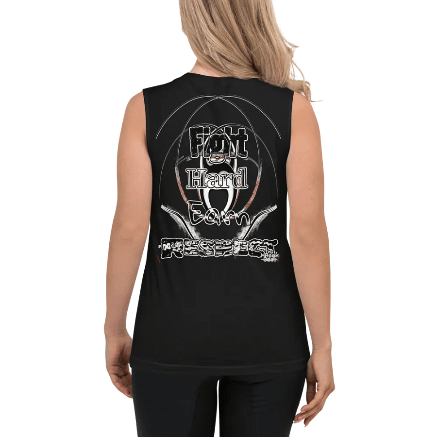 Fight Hard Earn Respect - Embroidered - Muscle Tank product image (5)