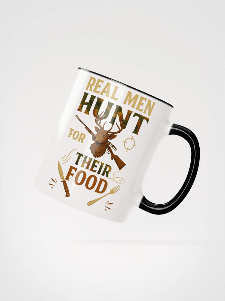 Real Men Hunt Mug – Hunting Quote Survivalist Cup product image (6)