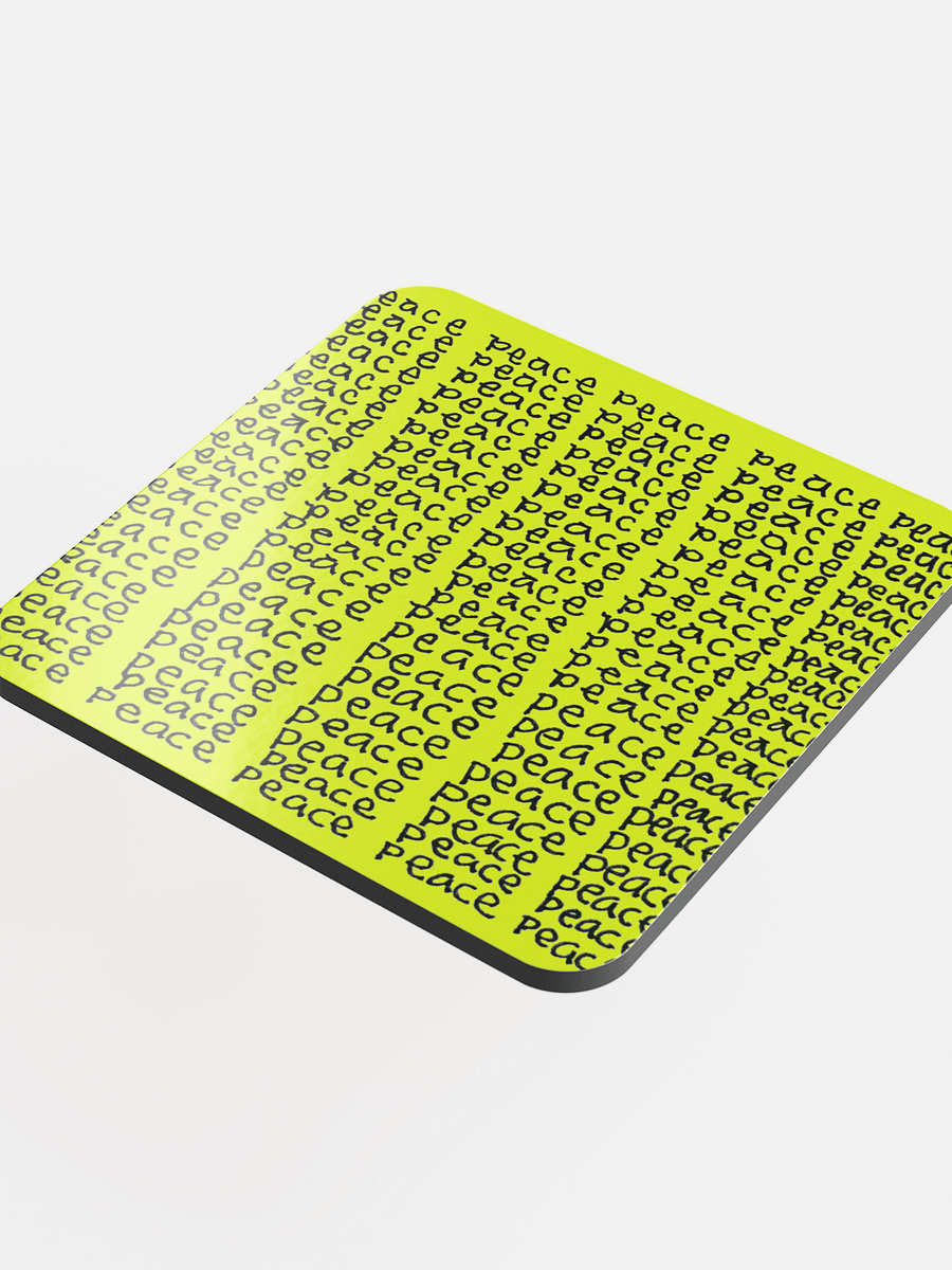 Peace 2 Coaster (Yellow) product image (4)