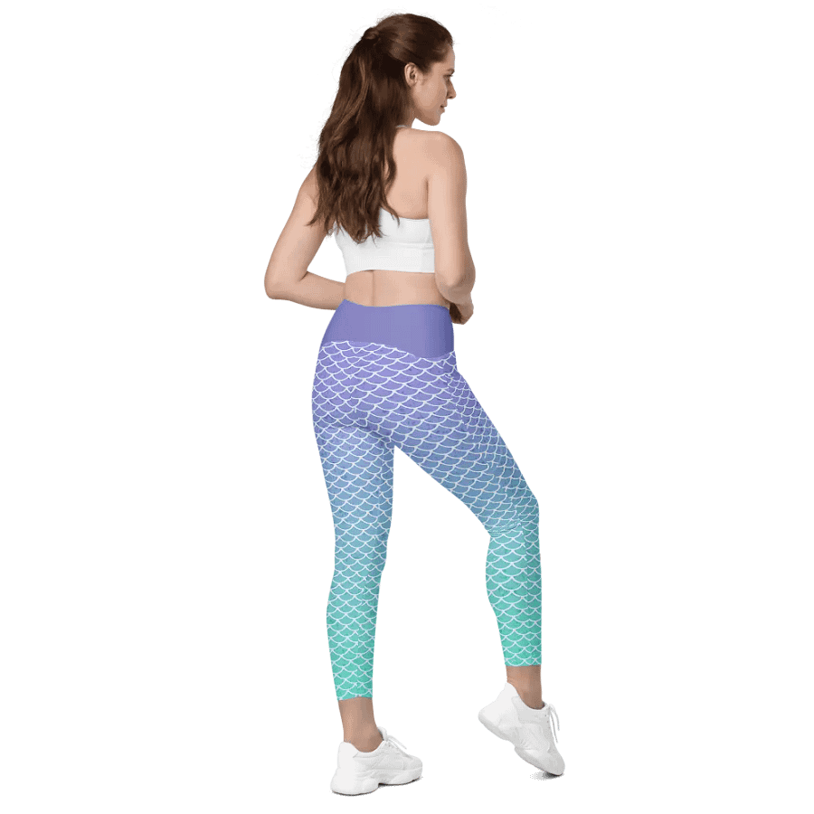 Gaming Mermaid Leggings with Pockets product image (7)