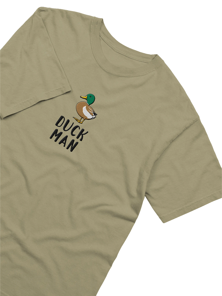 Duck Man Embroidered T-Shirt – Mallard Duck Lover Shirt – Funny Duck Shirt – Outdoor Wildlife Gift for Him product image (2)