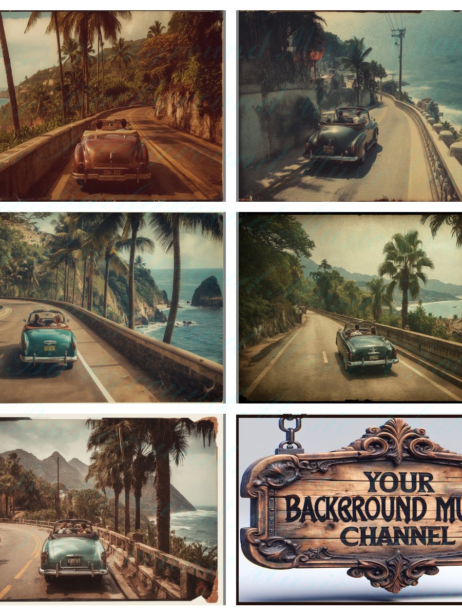Traditional Bossa Nova Vol. 3 (Episodes 6–10) • 5 Vintage Rio Images • 3 Sizes Each • Pro Photo Bundle (15 Files) product image (1)