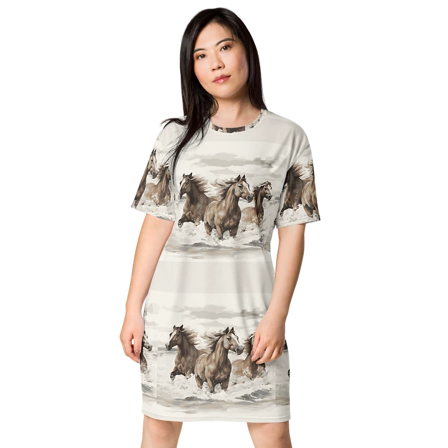 Galloping Grace Horse T-Shirt Dress product image (18)