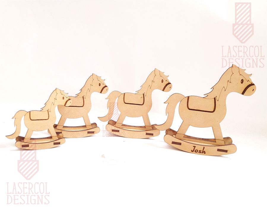 Rocking Horse (4 sizes) - Laser Cut Files product image (3)