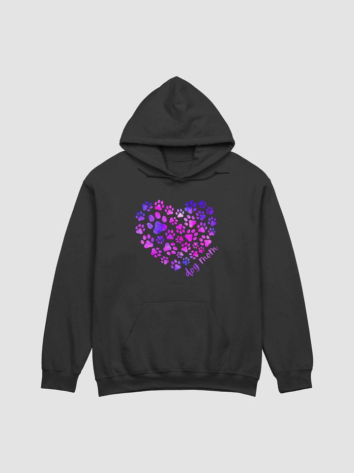 Dog Mom Cute and Colorful Paws Heart Hoodie product image (10)
