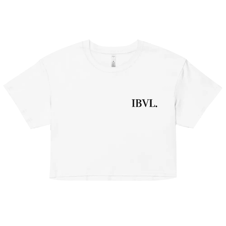 Classic Embroidered IBVL Signature Women's Crop Top product image (1)