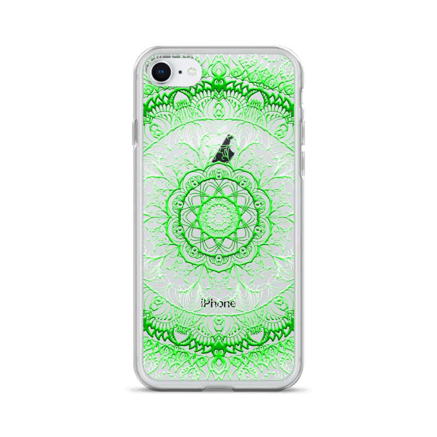 Mystic Green Mandala iPhone® Clear Case product image (2)