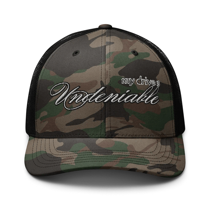 Undeniable Drive Camouflage Trucker Hat product image (1)