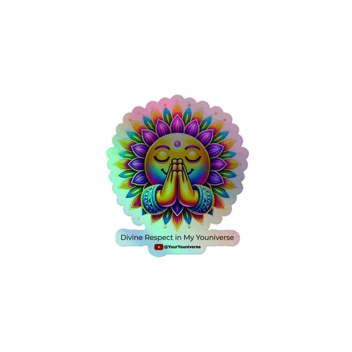 Divine Respect in My Youniverse Holographic Sticker Sheet product image (1)