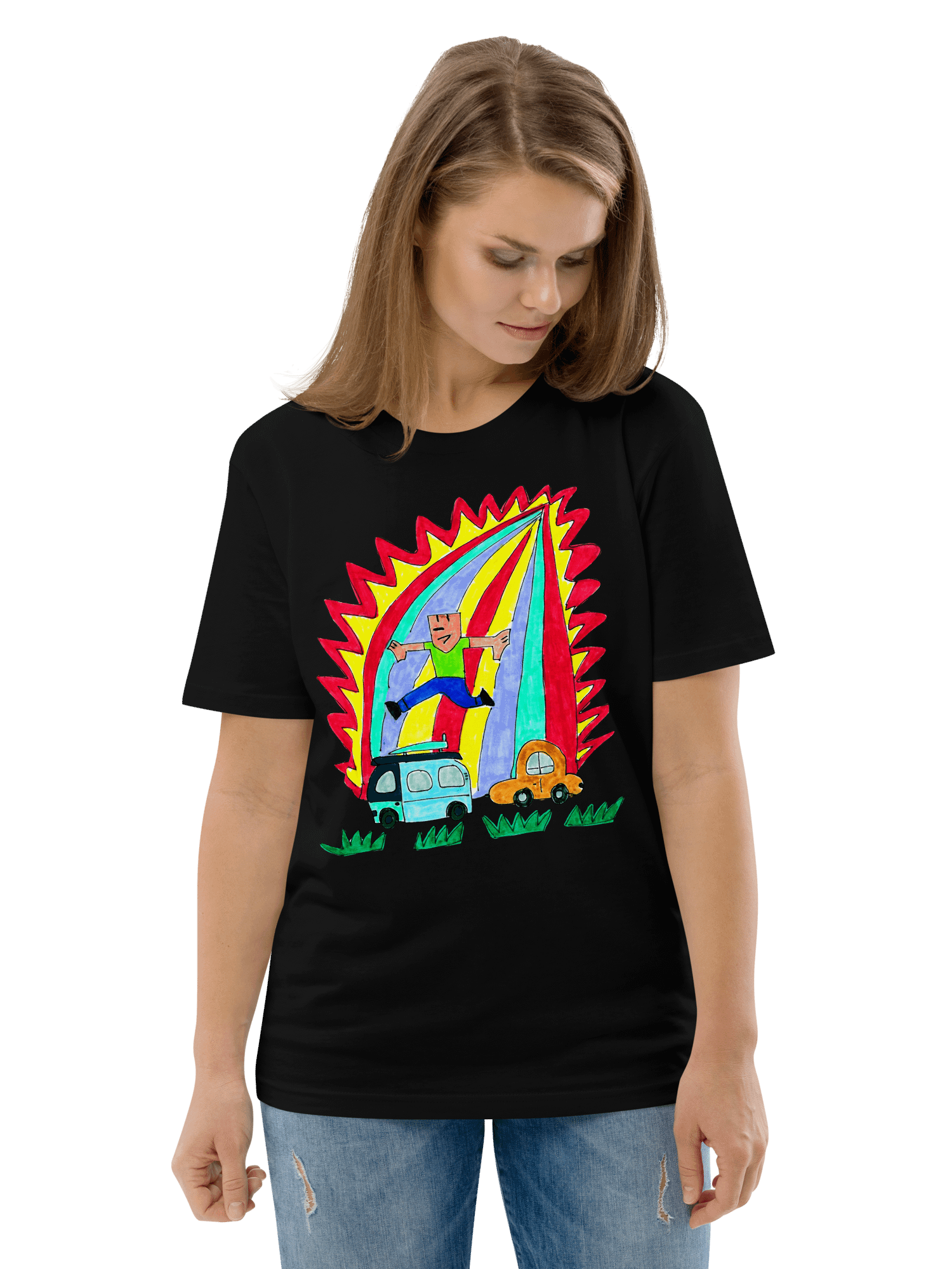 Rays of Freedom Unisex Organic Tee product image (2)