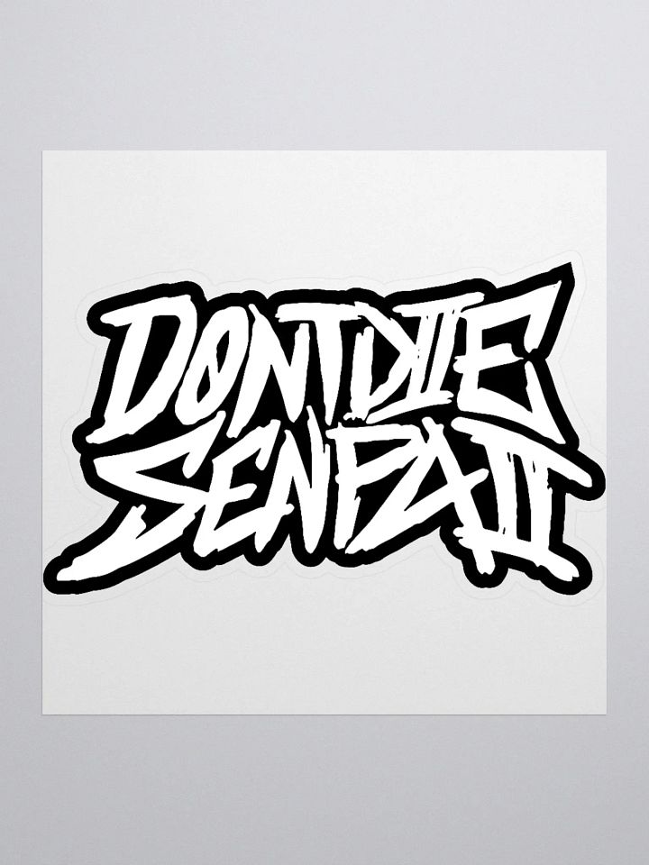 DontDieSenpai Sticker product image (1)