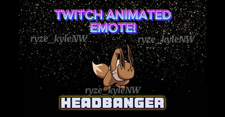 Twitch Animated Emote HEADBANGER product image (1)